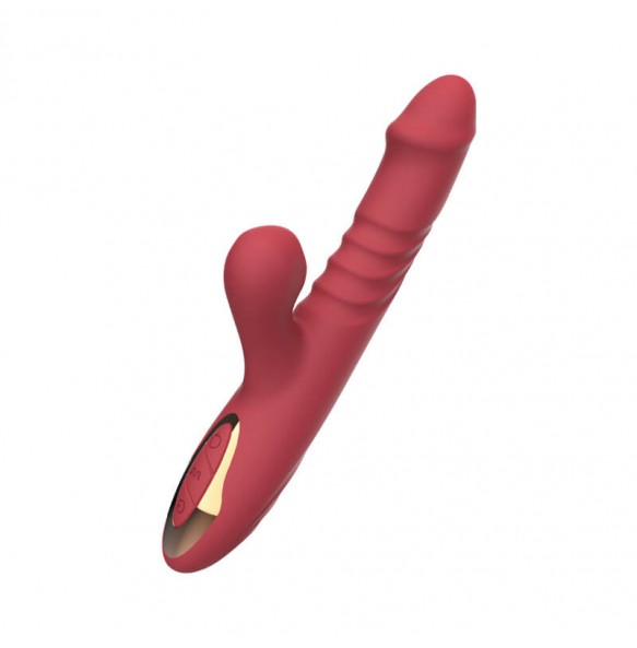 SAGAN - Thrust Suction Swinging Massage Wand (Chargeable - Red)